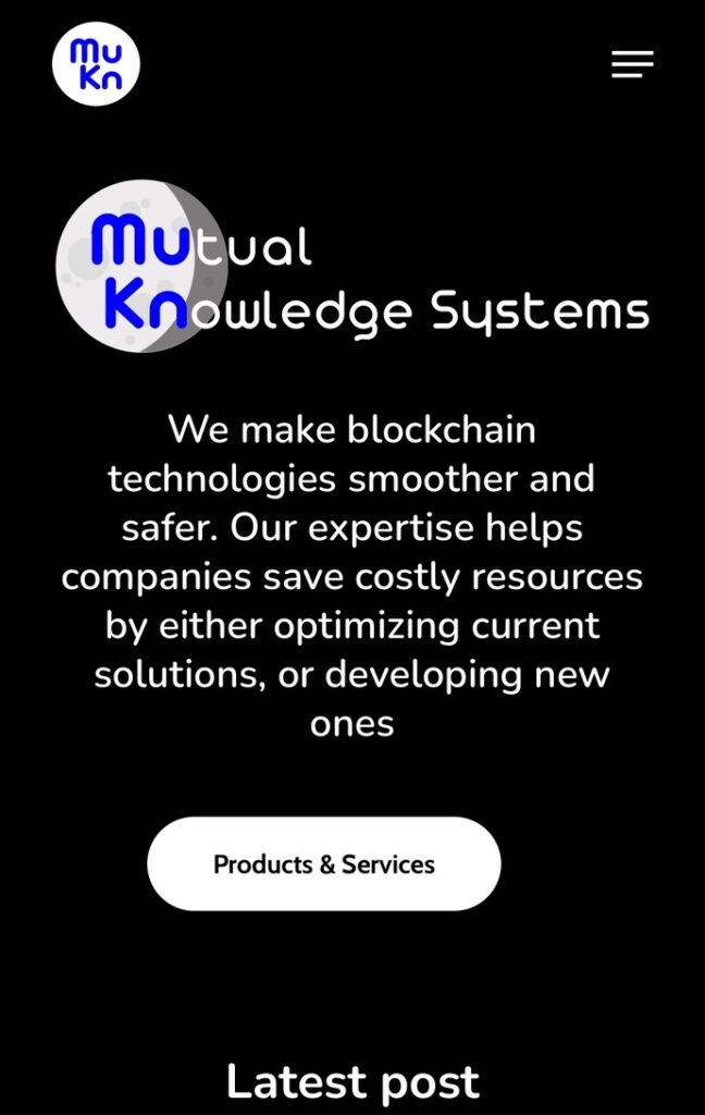 Mutual Knowledge Systems enables Web3 for industrial strength companies in B2B markets
